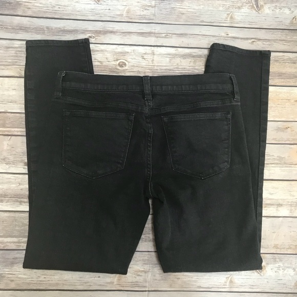 J. CREW TOOTHPICK JEAN IN BLACK DENIM SKINNY - Picture 5 of 8